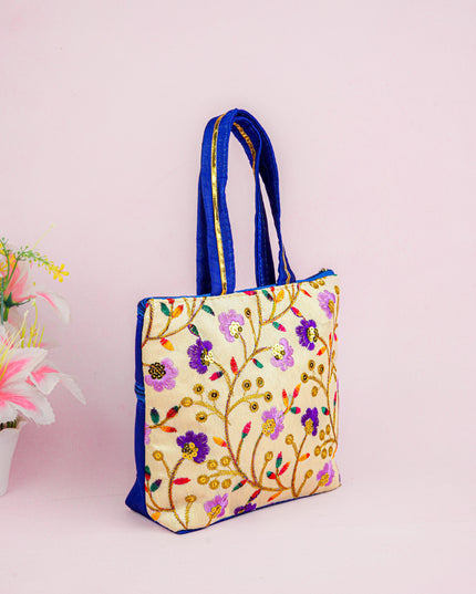 Handbag with Embroidery Design - 10x7 inch - WBG1933