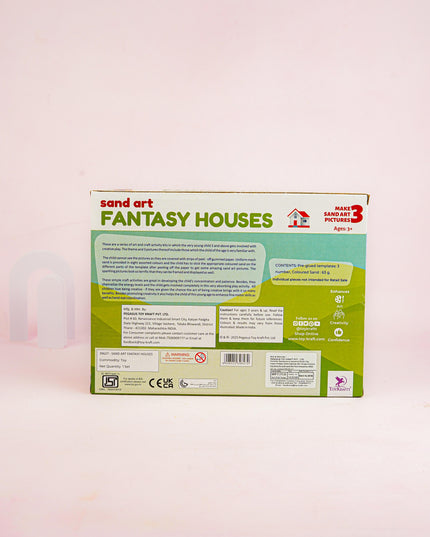 DIY Kit - Sand Art with Fantasy Homes - WBG1938