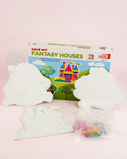 DIY Kit - Sand Art with Fantasy Homes - WBG1938