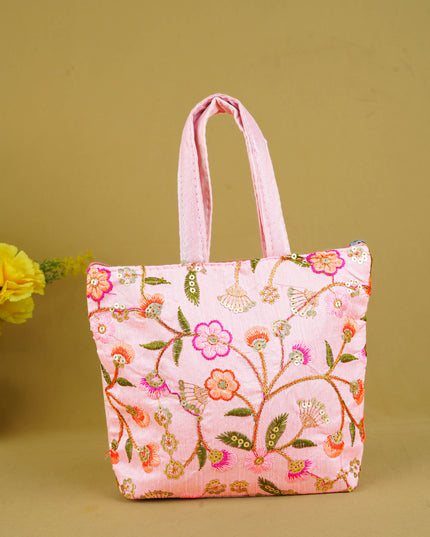 Designer Embroidery Handbag - 8 inch - WBG1944