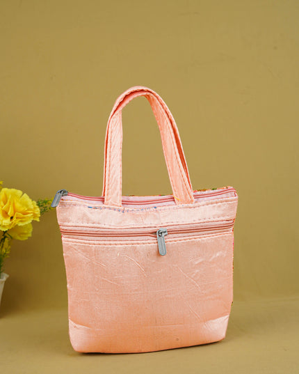 Designer Embroidery Handbag - 8 inch - WBG1944