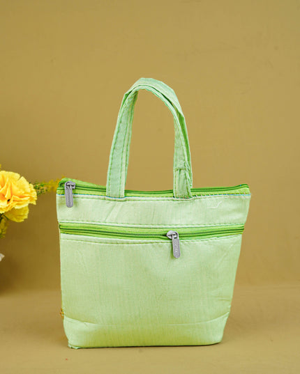 Designer Embroidery Handbag - 8 inch - WBG1944