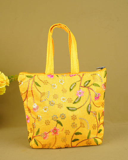 Designer Embroidery Handbag - 8 inch - WBG1944