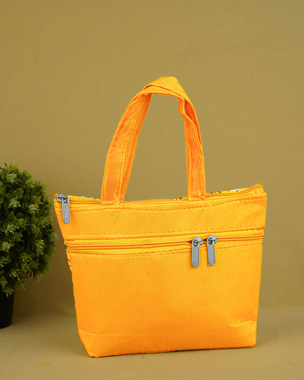 Designer Embroidery Handbag - 8 inch - WBG1945