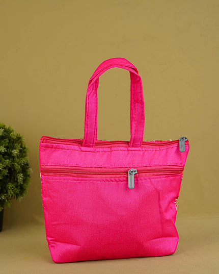 Designer Embroidery Handbag - 8 inch - WBG1945