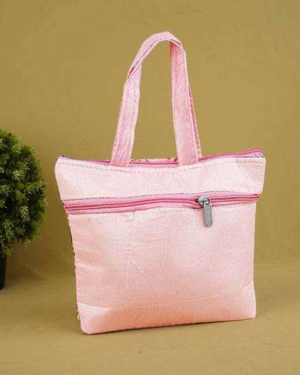 Designer Embroidery Handbag - 8 inch - WBG1945