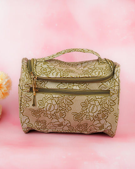 Floral Print Travel Pouch - WBG1953