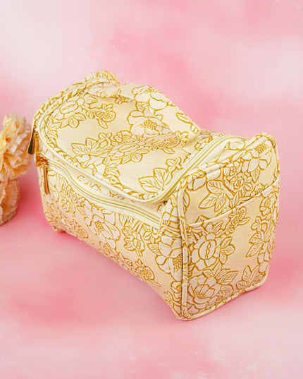 Floral Print Travel Pouch - WBG1953