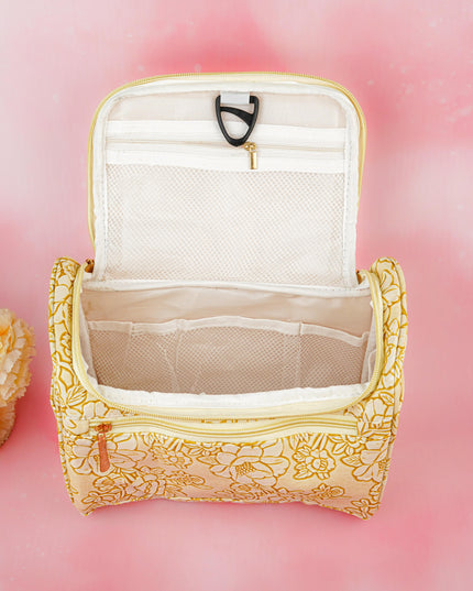 Floral Print Travel Pouch - WBG1953