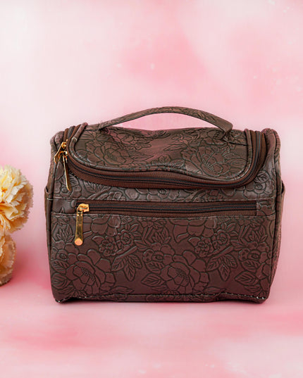 Floral Print Travel Pouch - WBG1953