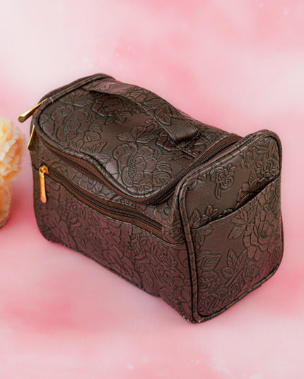 Floral Print Travel Pouch - WBG1953