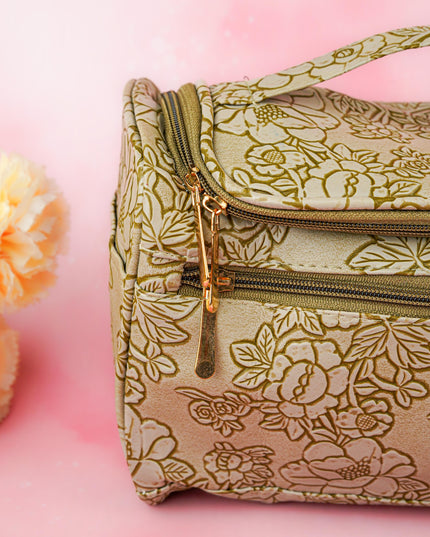 Floral Print Travel Pouch - WBG1953
