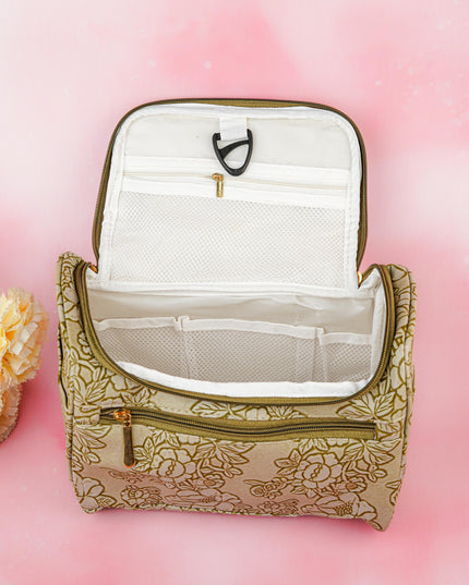 Floral Print Travel Pouch - WBG1953