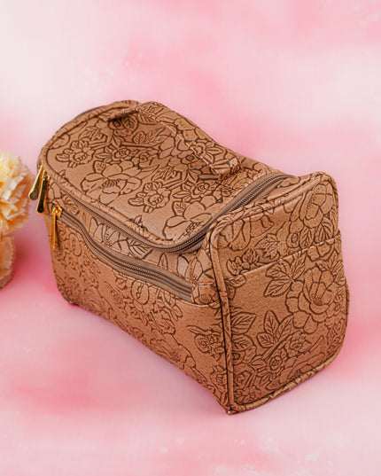 Floral Print Travel Pouch - WBG1953