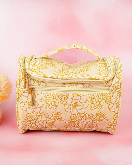 Floral Print Travel Pouch - WBG1953