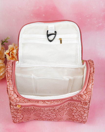Floral Print Travel Pouch - WBG1953