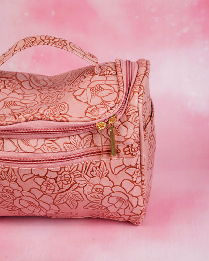 Floral Print Travel Pouch - WBG1953