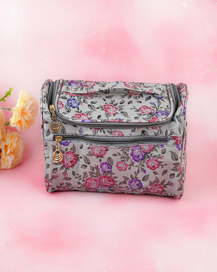 Floral Print Travel Pouch - WBG1954