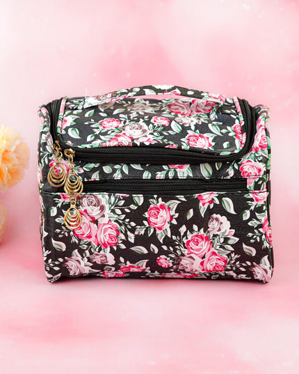 Floral Print Travel Pouch - WBG1954