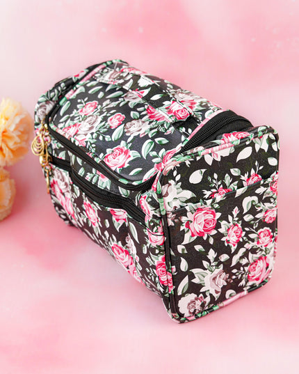 Floral Print Travel Pouch - WBG1954