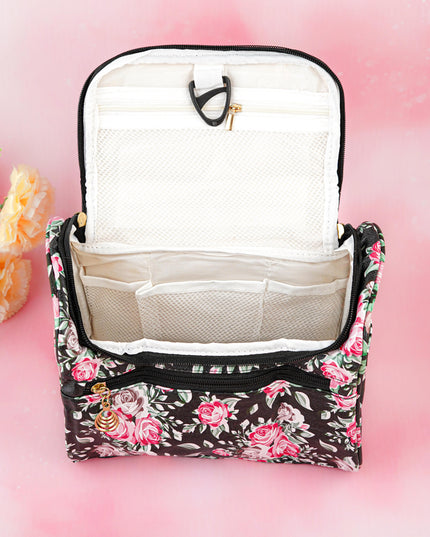 Floral Print Travel Pouch - WBG1954