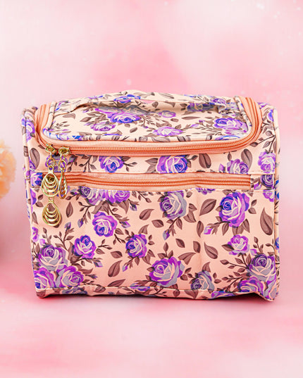 Floral Print Travel Pouch - WBG1954