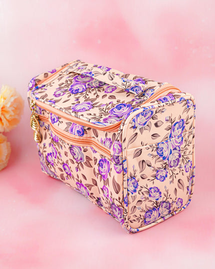 Floral Print Travel Pouch - WBG1954