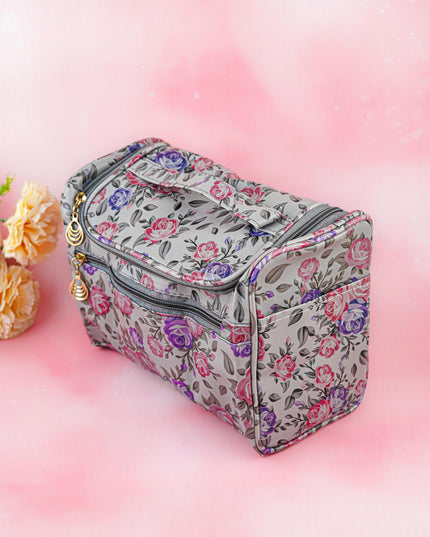 Floral Print Travel Pouch - WBG1954