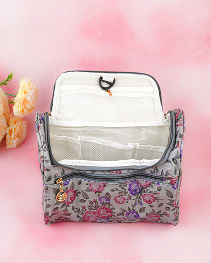 Floral Print Travel Pouch - WBG1954