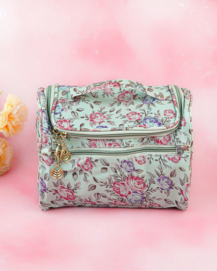 Floral Print Travel Pouch - WBG1954