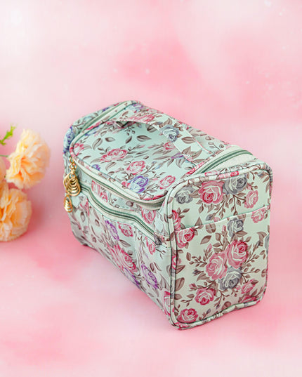 Floral Print Travel Pouch - WBG1954