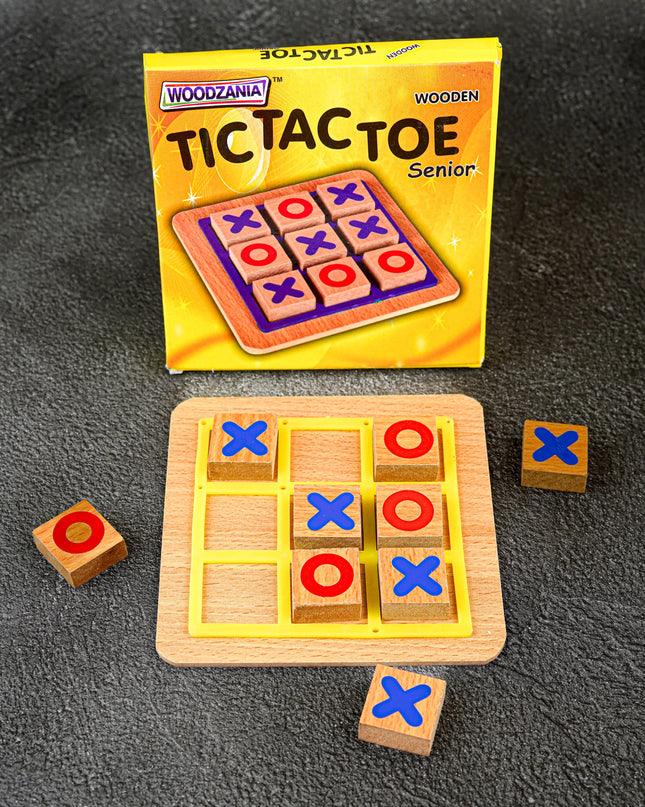 Kids - Wooden Tic Tac Toe Game Board - WBG1964