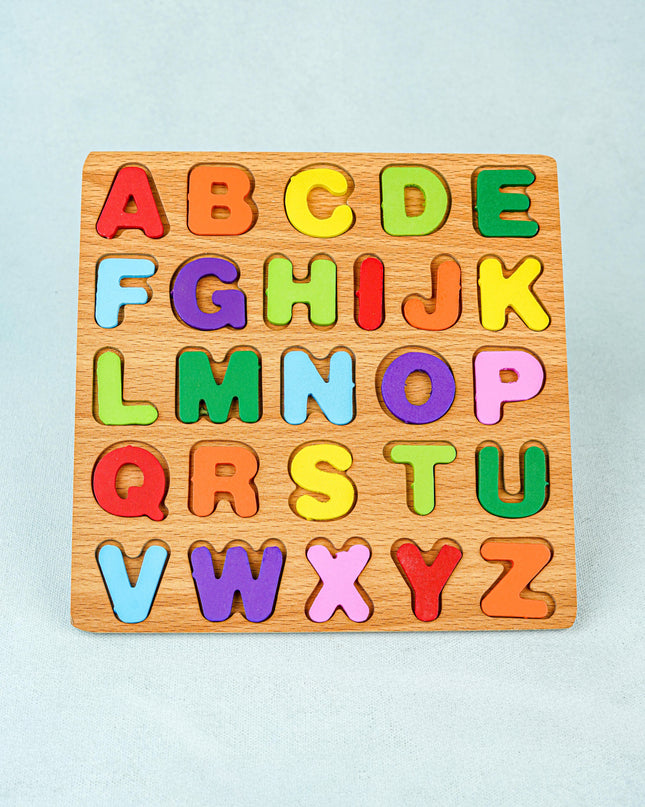 Kids - Wooden Puzzle Board - ABCD - WBG1965-1