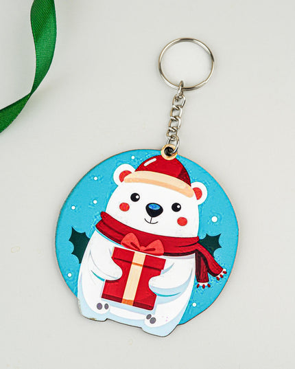Christmas - Polar Bear Keychain - WBG1966