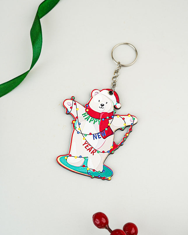 Christmas - Polar Bear Keychain - WBG1967