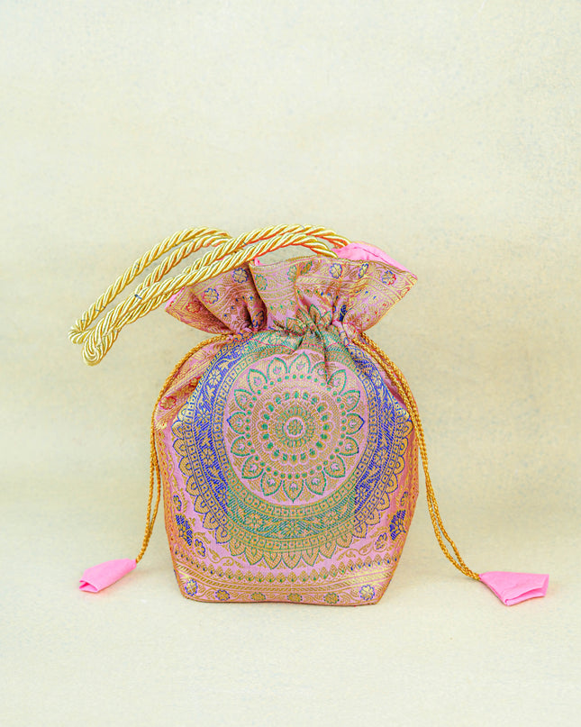 Banarasi Potli Bag - 10x9 Inch - WBG1983