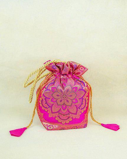 Banarasi Potli Bag - 10x9 Inch - WBG1983