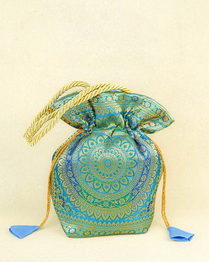 Banarasi Potli Bag - 10x9 Inch - WBG1983