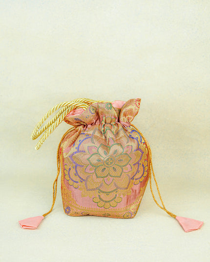 Banarasi Potli Bag - 10x9 Inch - WBG1983