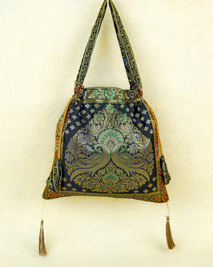Banarasi Potli Bag - 10x9 Inch - WBG1989