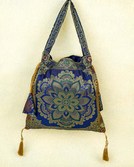 Banarasi Potli Bag - 10x9 Inch - WBG1989
