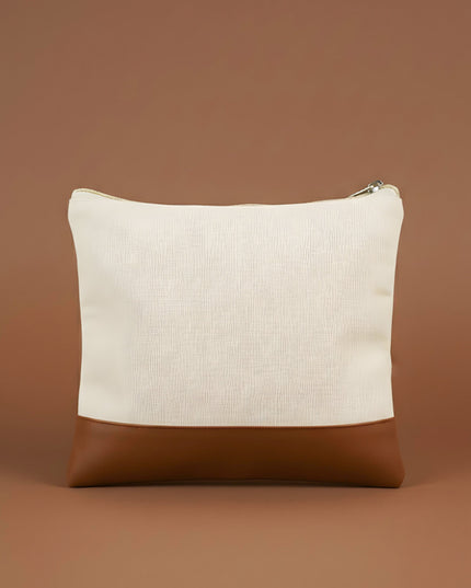Floral Jute Pouch - 9X8 inch - WBG1990