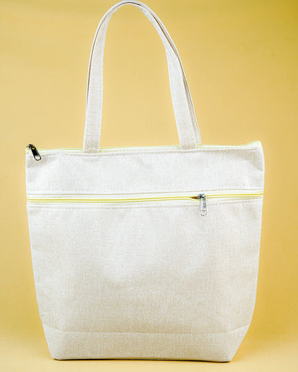 Printed Jute Bag - 13x11 inch - WBG1994
