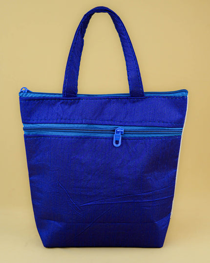 Handbag with Peacock Design - 9 inch - WBG1996