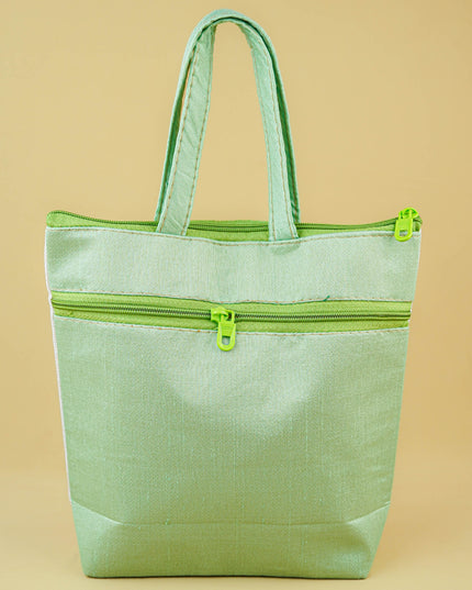 Handbag with Peacock Design - 9 inch - WBG1996