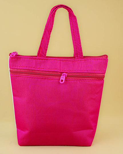 Handbag with Peacock Design - 9 inch - WBG1996