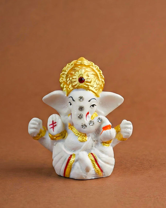 Polyresin Ganesha Idol - 2 inch - WBG2002