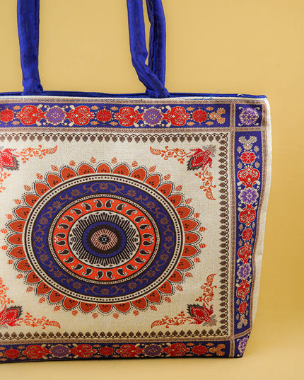 Printed Hand Bag - 13x7 inch - WBG2004