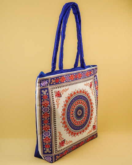 Printed Hand Bag - 13x7 inch - WBG2004