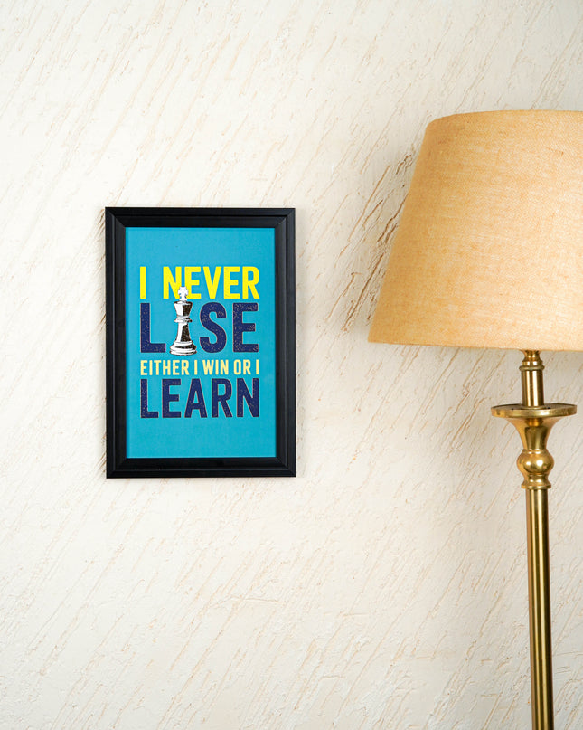 Motivational Quotes Wall Hanging Frames - 10x14 inch - WBG2005-10